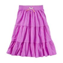 Tiered neon maxi skirt